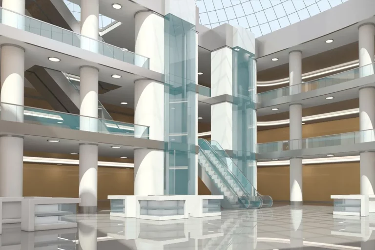 Shopping Mall Glass Railing System – Brazil